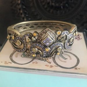 Heidi Daus  cuff bracelet and matching ring